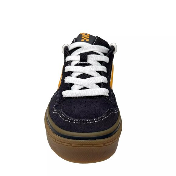 Vans Caldrone Youth Boy's Suede Sneakers Size 3 Navy Blue Classic Stylish Shoes - Picture 7 of 16